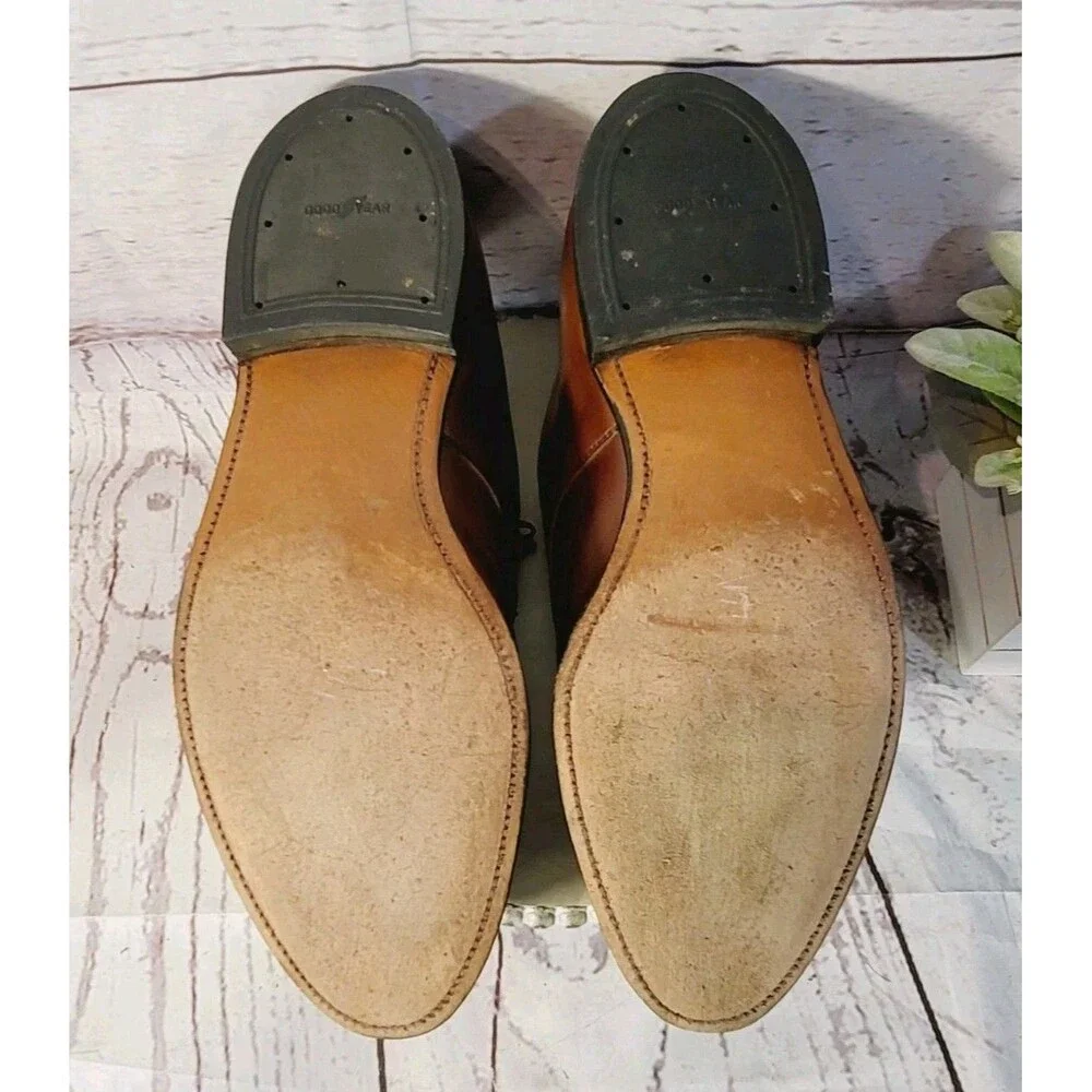 Vintage Hanover Imperial Style #2425 Mens Leather Oxford Derby Shoes Size 13D.